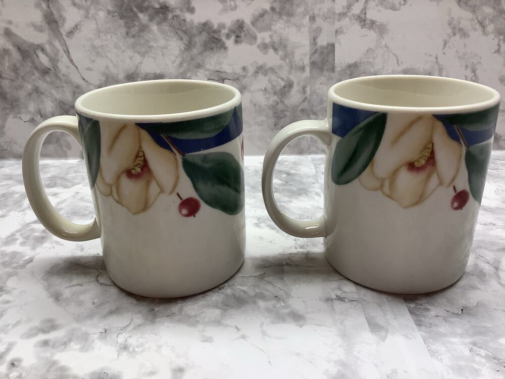 Citation Savannah Grove Collection Stoneware Coffee Mug - Set of Two -
